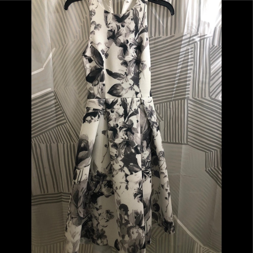 Asos floral high-low dress